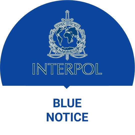 Interpol Blue Notice